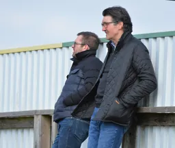 Nathan and Mick on scouting duties 2020-2021