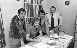 Tony Grealish signs