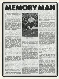 Bud Aherne Memory Man Programme Article 1972