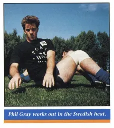 Phil Gray In Sweden 1992