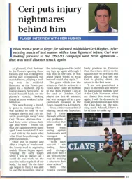 Ceri Hughes Interview 1992