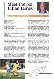 Julian James Interview 1992