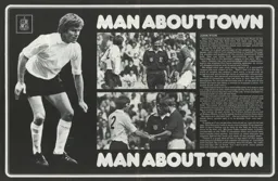John Ryan Man About Town Programme Article 1972