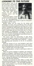 Bob Hatton Discusses Coaching Programme Article 1979