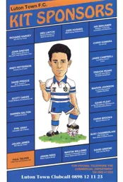 Paul Telfer Kit Sponsorship 1993