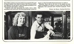 Steve White at Sponsors Event 1980