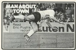 Peter Anderson Man About Town Programme Article 1972