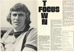 John Ryan Town Focus Programme Article 1973