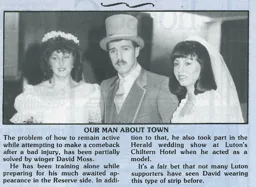 David Moss Models Wedding Suits 1984