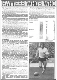 Mike Harrison Hatters Who Who 1984