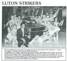 Paul Elliott and the Luton Strikers 1984