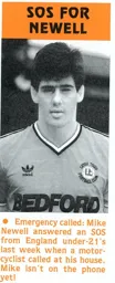 SOS For Mike Newell 1986