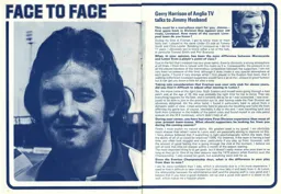 Jimmy Husband Face to Face Programme Article 1974