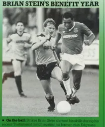 Brian Stein Testimonial Year 1987