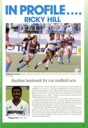 Ricky Hill In Profile 1987