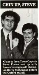 Steve Foster with Barry McGuigan 1988