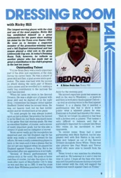 Ricky Hill Dressing Room Talk 1989