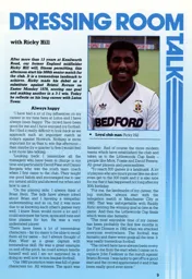 Ricky Hill Dressing Room Talk 1989