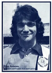 Peter Anderson Programme Article 1975/76