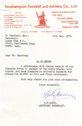 A. G. Davie transfer to Southampton