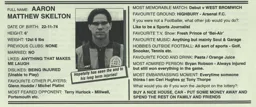 Aaron Skelton Article Supporters Club Fanzine Issue 29 1997