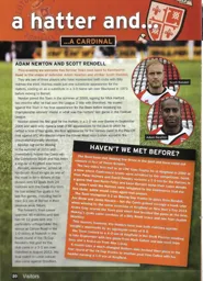 Adam Newton and Scott Rendell played for both Luton and Woking 2013/14 Programme Article