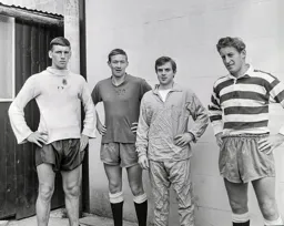 Alan Rivers Fred Jardine Bill Harber and Robert Riley Traning