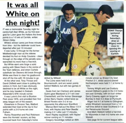 Alan White does the business with his first goal - 97:98 programme feature