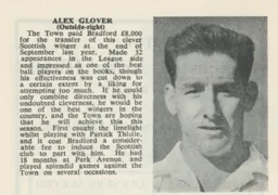 Alex Glover Luton News Handbook 1950-51