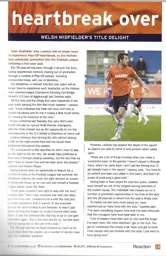 Alex Lawless post title win 2013/14 Programme Article