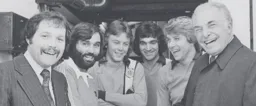 All laughs before Dunstable Town Friendly October 1975