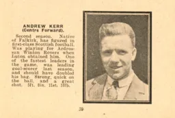 Andy Kerr Luton News Handbook 1924-25