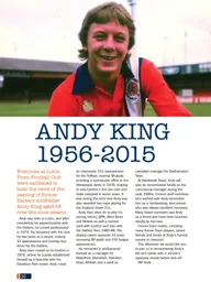 Andy King Obituary 2015