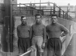 Archie Heslop, William Rickett, George McNestry