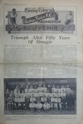 Beds Telegraph Promotion Souvenir 1937
