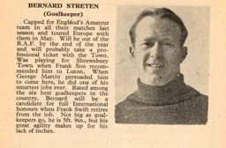 Bernard Streten Luton News Handbook 1947-48
