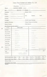 Blackburn Rovers H 15.2.1977 Match Paperwork