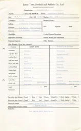 Blackburn Rovers H 17.9.1977 Match Paperwork
