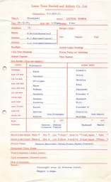 Blackpool A 22.10.1977 Match Paperwork