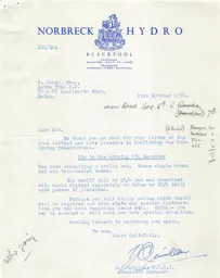 Blackpool A 6.12.1958 Match Paperwork & Correspondence_Part2