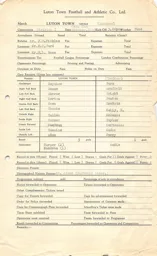 Blackpool H 8.10.1955 Match Paperwork