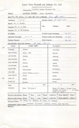 Blackpool H 8.4.1972 Match Paperwork & Correspondence