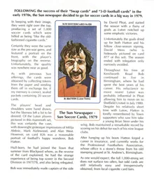 Bob Hatton cigarette card - 98:99 programme feature