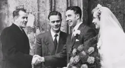 Bob and June Mortons Wedding Day Oct 1953