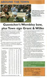 Bontcho plays for Bulgaria, and Luton sign Kim Grant and Paul Wilkinson - 95-96 programme feature