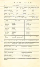 Bournemouth H 12.10.1963 Match Paperwork
