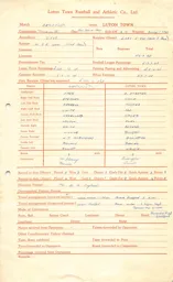 Bradford A 4.10.1947 Match Paperwork