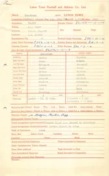 Brentford A 22.8.1964 Match Paperwork