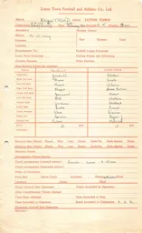 Brentford A 6.2.1952 Match Paperwork & Correspondence