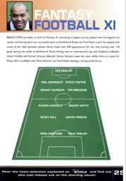 Brian Steins' best XI - 04:05 programme feature